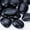 Black 2-3 Inch, variant on 20lbs White Rocks for Landscaping, 2-3 inch Decorative Rocks for Plants Indoor, Large Polished River Rocks for Garden, Outdoor Landscaping, Walkways, Yard, Plants Pots, Vases, Crafts