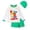 Green-4, variant on ibiyuan 3T Boy Swimsuit Set Baby Girl Swimsuit Baby Girls Long Sleeve Swimsuit Romper With Hat Bathing Suit Beach Rash Guard,18-24 Months