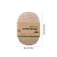 thumbnail image 3 of Estropajo de Cocina, Fibra Natural, Esponja de Celulosa, con Textura de Lufa, 12 x 8 x 1 cm, para Limpieza de Platos, Tazones y Ollas, 3 of 6