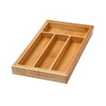 thumbnail image 5 of YBM Home Bamboo Expandable Utensil Drawer Organizer for Silverware, 5 of 5
