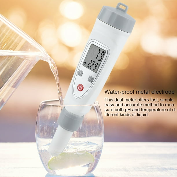 Digital Water PH Meter,Portable Waterproof Digital Water Portable PH