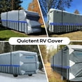 thumbnail image 6 of Quictent Upgraded Class A RV Cover, Extra-Thick 6-ply Camper Cover, Fits 30-33ft Motorhome, Grey, 6 of 10