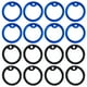 thumbnail image 1 of 20pcs PET TAG Silenciadores Nombre de perro Tag silenciadores Silencios Mute Circles Suministros para mascotas, 1 of 6