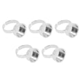 thumbnail image 1 of Anillo de pegamento para extensión de pestañas, anillo de tinta para tatuaje de 5 uds, anillo de pigmento Microblading, taza de anillo para tatuaje, salida de alta intensidad, 1 of 8