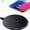 Black, variant on Wireless Charger Desktop Disc Frosted Metal,15W Fast Wireless Charging Pad with Breathing Light, Universal Qi Charger