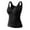 Black, variant on Wancir Built In Bra Padded Tank Tops for Women Winter Thermal Sleeveless Scoop Neck Vest with Shelf Bra