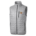 thumbnail image 2 of Men's Cutter & Buck Gray Las Vegas Aviators Rainier PrimaLoft Eco Insulated Full-Zip Puffer Vest, 2 of 3