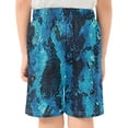 thumbnail image 3 of BZSMCE Adjustable Drawstring Casual Shorts With Blue Python Pattern Pattern, 3 of 9
