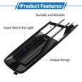 thumbnail image 7 of 1pc Car Front Right Fog Light Grill for Audi A6 C7 2014-2018 No.4G0807681AD ABS Black, 7 of 7