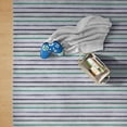 thumbnail image 2 of Mainstays Kids Tufted Blue and Green Stripe Area Rug, 3' x 5', 2 of 6