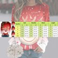 thumbnail image 3 of EHQJNJ Chandails en Molleton Légers pour Femmes Col en V Femmes Automne et Hiver Décontracté Simple Col Rond Pull Chandail en Molleton Imprimé Manches Longues Chandail en Molleton Graphique Femmes Sans Capuche Vintage, 3 of 4