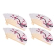 thumbnail image 3 of Oubit Hand Fansfor Women Foldable,4pcs Folding Fan Durable Bamboo Fan Handheld Fan Foldable Best in Class, 3 of 9