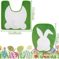 thumbnail image 3 of Dalrosia Easter Bunny Bathroom Rugs Sets with Toilet Lid Cover Non Slip Soft Washable Bath Rugs and Mats Set, 3 of 8