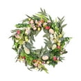 thumbnail image 4 of yuksok Artificial Flower Eucalyptus Leaves Backdrop Spring Summer Easter Egg Wreath, 4 of 9