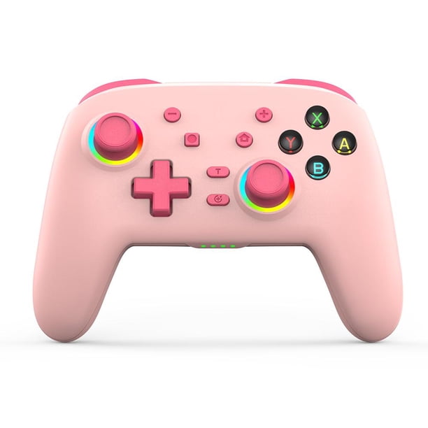 Gamepad Manija de conexión de 3 modos Gamepad Iluminación RGB para PS4 / Switch / PC / Computadora