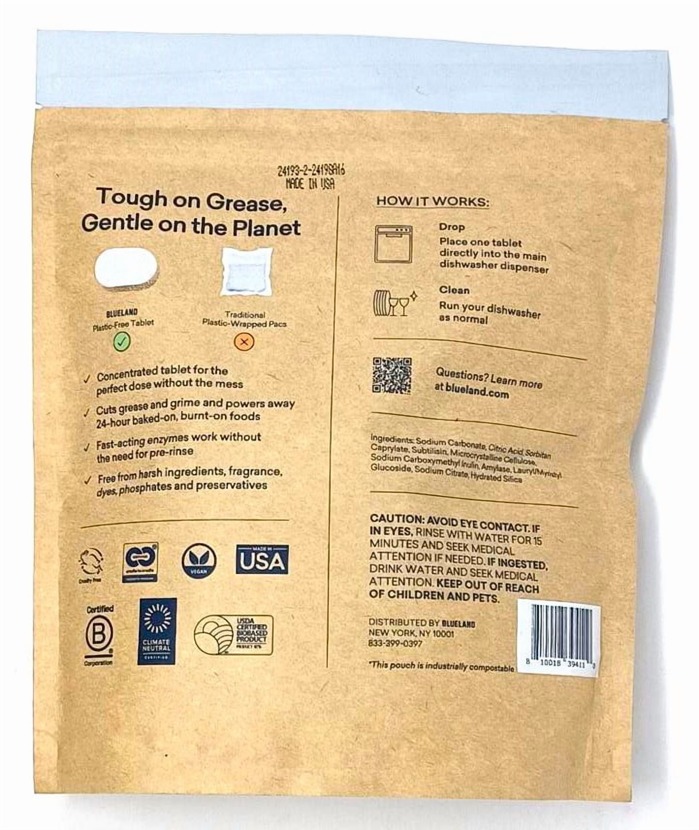 Blueland Dishwasher Detergent Tablets 110 Count