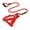 Red, variant on Toudaret Dog Harness with Leash Dog Training Vest Lead Rope Pet Traction Supplies for Small And Medium Dogs Cats
