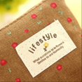 thumbnail image 4 of Versión de estilo coreano de la linda billetera con estampado pastoral, creativa bolsa de almacenamiento de llaves y monedas hecha a mano, 4 of 6