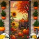 thumbnail image 4 of Cortina de Acción de Gracias | Diseño de Calabaza y Girasol | Tela de Poliéster de 90 X 180 Cm | Decoración Duradera para El Marco de La Puerta | Uso En Interiores y Exteriores | Tela Festiva para Co, 4 of 6