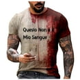 thumbnail image 1 of YDLCAFD Chemise Imprimée pour Homme Thème Décontracté Col Rond Grande Taille Couleur Unie Manches Courtes, 1 of 6