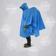 thumbnail image 3 of Imperméable imperméable Poncho Pluie Extérieur avec Capuche et Sac de Rangement Protection Solaire Imperméable pour Hommes et Femmes, 3 of 10
