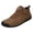 Khaki, variant on Commforr Women Casual Shoes, Vintage Women's Leather Loafers - Comfortable Breathable Slip-On Driving Shoes, Flexible Moccasins for Everyday Smart-Casual Wear, Black, 10.5