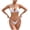 White, variant on Women Bikini Set Crystal Diamond Patchwork Strap Swimsuit Solid Color Split Two Piece Beach Vacation Party Casual Fashion, White M