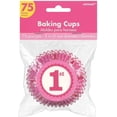 thumbnail image 3 of 1st Birthday Girl Cupcake Cups (75ct), 3 of 3