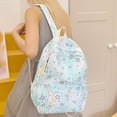 thumbnail image 5 of 2025 Cute Preppy Printed Kawaii Backpack, Aesthetic Laptop Daypack For Travel And Daily Casual Use (Green), 5 of 9