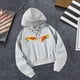 thumbnail image 1 of Sudaderas con capucha informales para mujer, jersey con capucha con cordón, sudadera linda para mujer, para fiesta, trabajo, mochilero L, 1 of 8