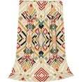 thumbnail image 2 of Yibo Cute Boho Stly Blanket Flannel Soft and Comfortable Anti-static Bed Sofa Blanket, 2 of 9