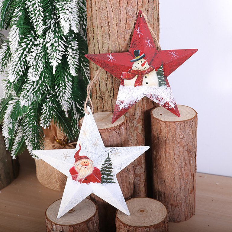  Fufafayo Decorative Metal Pendants On The Christmas