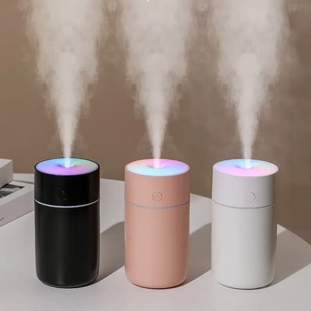 

Aessdcan Wireless Cool Mist Room Air Humidifier 1200mAh Portable Ultrasonic Bedroom Humidifier-Black