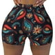 thumbnail image 2 of Fotbe Paisley1 Shorts Sin Costuras – Shorts Deportivos de Cintura Alta para Mujer, Elásticos para Gimnasio, Yoga, Running o Ciclismo-Small, 2 of 8