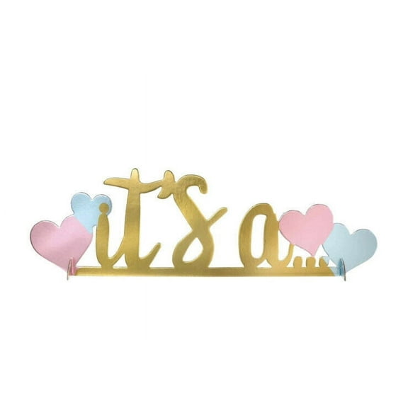 Gender Reveal Foil Centerpiece “it’s A…”
