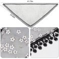thumbnail image 2 of 2 Pieces Floral Lace Veils Head Covering Latin Mass Mantilla Catholic Veils Short Head Scarf for Bridal Women, 2 of 6