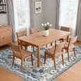 thumbnail image 5 of Uermei 5'x7' Washable Area Rug for Living Room: Non-Slip Stain-Resistant Soft Indoor Rug for Bedroom Dining Room Home Office Decor - Blue, 5 of 12