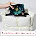 thumbnail image 6 of Bear Velvet Necklace Holder: Portable Travel Organizer Box with Removable Compartment - Great Gift for Any Occasion, 6 of 7