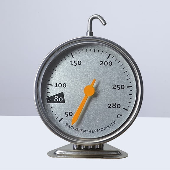 UPKOCH Meat Thermometer in Oven Stainless Steel 1Set for Home Daily Use