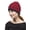 Burgundy/Navy, variant on 2 Tone Stripe Knit Beanie, Brown/Beige