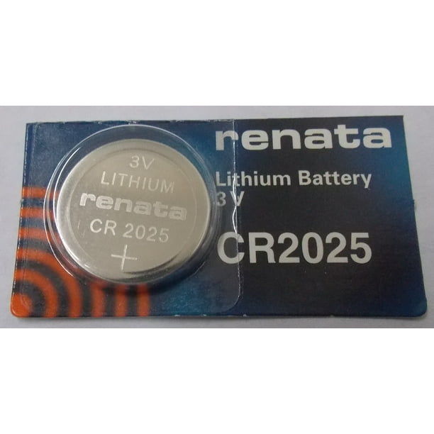 Renata CR2025 3V Lithium Coin Battery 50 Pack + 30 Off! Walmart