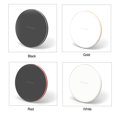 thumbnail image 2 of Mistaha Portable Aluminum Alloy Ultra-thin Round Shape Qi Standard Wireless Charger 10W Fast Charging Pad, 2 of 8
