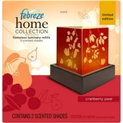 Febreze Home Collection Flameless Luminary Refills, Cranberry Pear 2 ct
