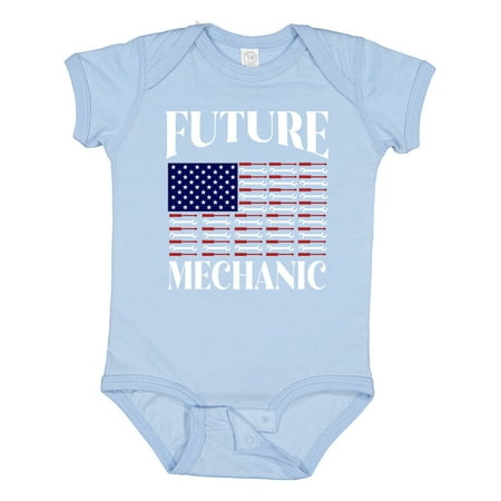 

Inktastic Future Mechanic Auto Worker Gift Baby Boy Bodysuit