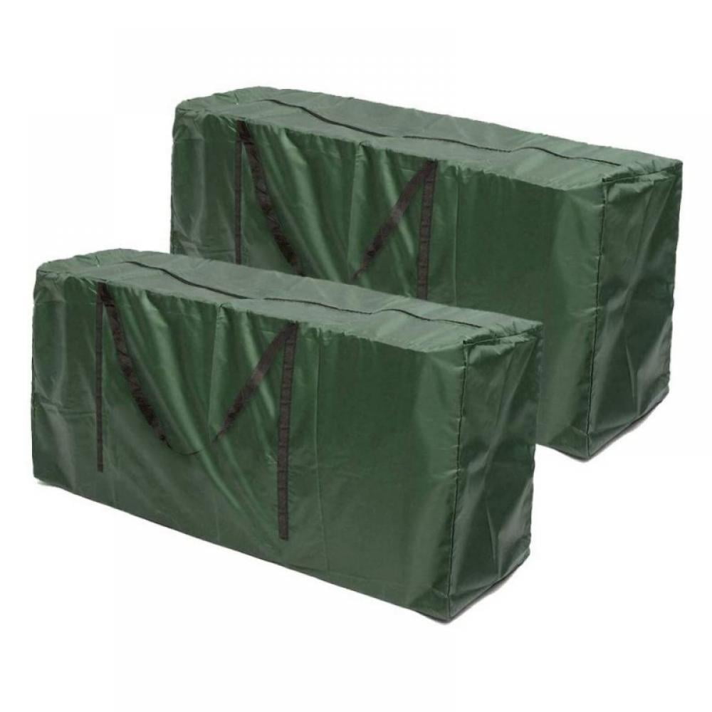 Outdoor Patio Furniture Seat Cushions Storage Bag with Zipper and