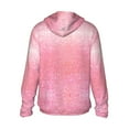thumbnail image 2 of Goofa Sparkly Pink Glitter Printed Women's UPF 50+ Sun Protection Hoodie Jacket Lightweight Long Sleeve Sun Shirt for Women with Pocket Hiking Outdoor-Medium, 2 of 9