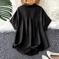 thumbnail image 4 of XuJwPNcy Button Down Shirts for Women Short Sleeve Lapel Tops Comfy Chino T Shirts Basic Tunic Summer Tees with Pocket, 4 of 6
