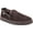 Brown, variant on MUK LUKS Men's Eric Printed Berber Suede Slip on