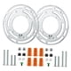 thumbnail image 3 of 2 soportes de montaje para luminarias, placa transversal universal de 4 pulgadas de diámetro con tornillo para candelabros cerca de la luz del techo, 3 of 8