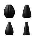 thumbnail image 1 of Set de 4 Jarrones de Flores Artificiales Esmaltado Moderno BLESIY Decorativo Hidropónico, 1 of 8